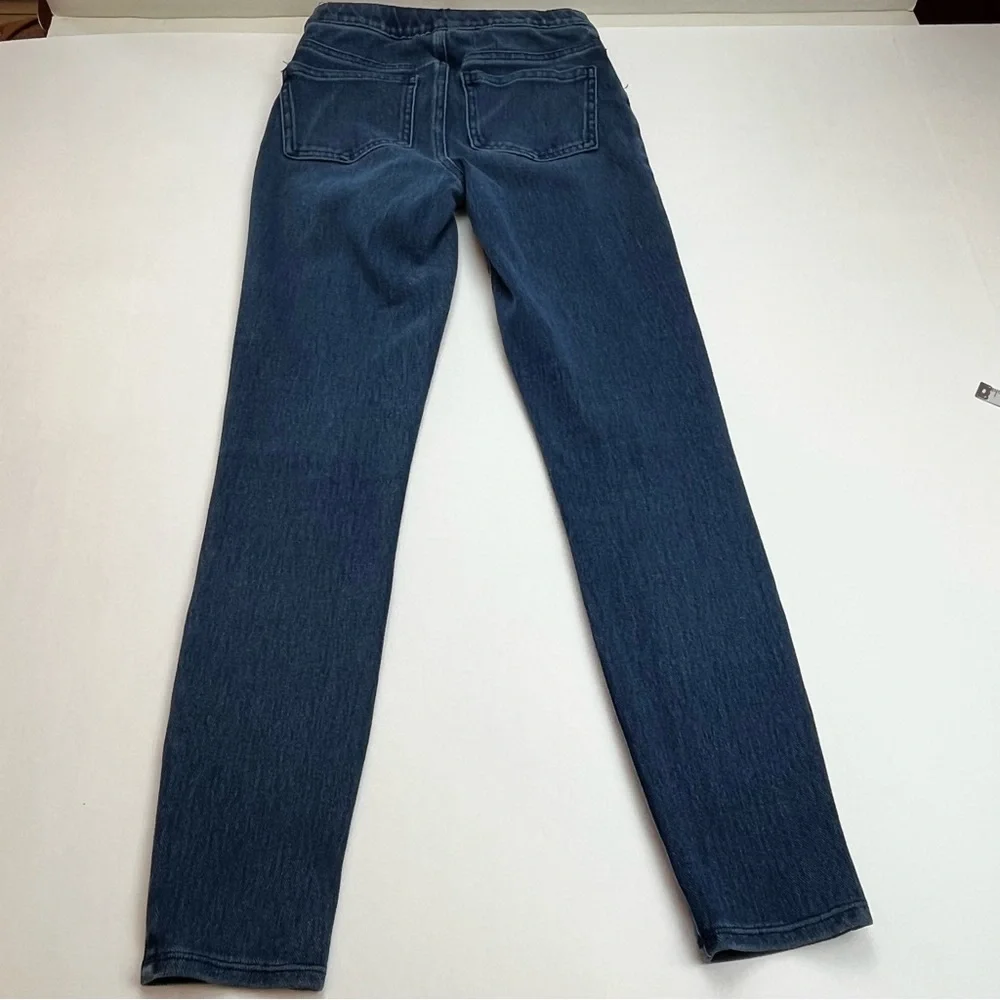 SPANX Womens Size XS Blue Denim Jean Jeggings Two Pocket Slimming Shaping Preppy